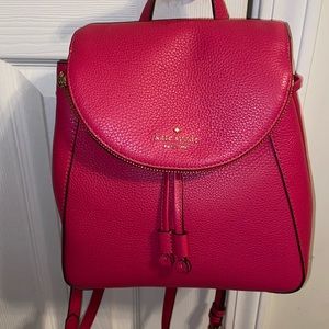 Kate Spade Mini Backpack Purse—Hot Pink